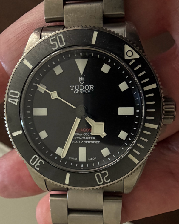 2023 Tudor Pelagos 39MM Black Dial Titanium Bracelet (25407N)