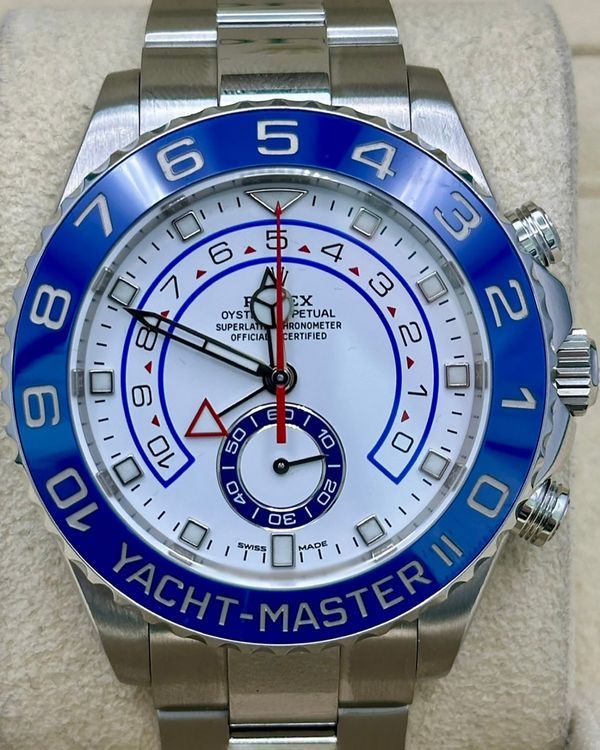 2021 Rolex Yacht-Master II 44MM White Dial Oyster Bracelet (116680)