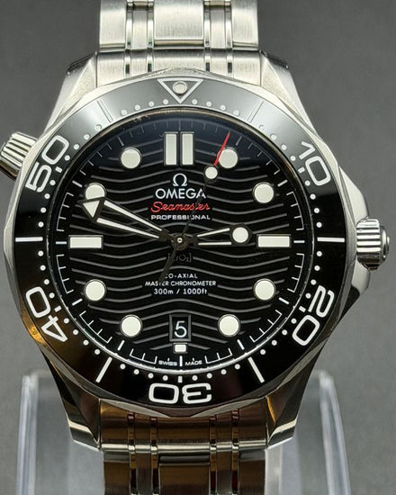 2020 Omega Seamaster Diver 300M 42MM Black Dial Steel Bracelet (210.30.42.20.01.001)