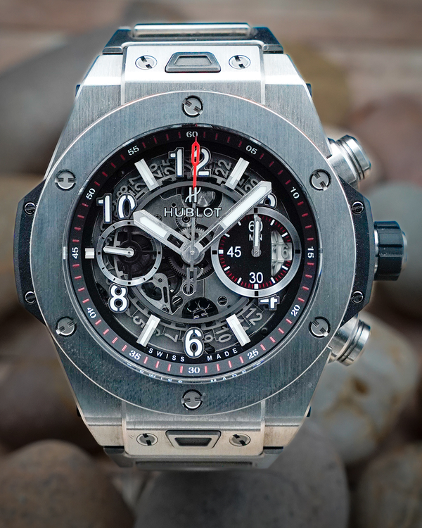 Hublot Big Bang Unico 45MM Skeleton Dial Titanium Bracelet (411.NX.1170.NX)