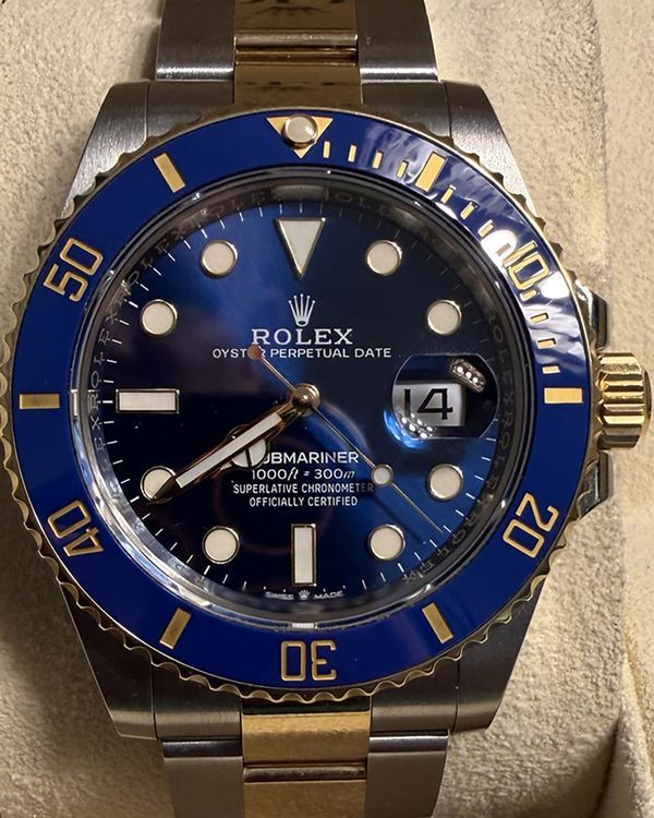 2021 Rolex Submariner Date "Bluesy" 41MM Blue Dial Two-Tone Oyster Bracelet (126613LB)