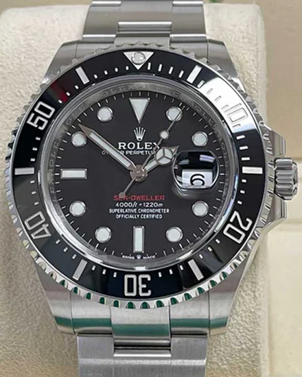 2021 Rolex Sea-Dweller "Red" 43MM Black Dial Oyster Bracelet (126600)