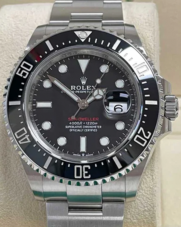 2021 Rolex Sea-Dweller "Red" 43MM Black Dial Oyster Bracelet (126600)