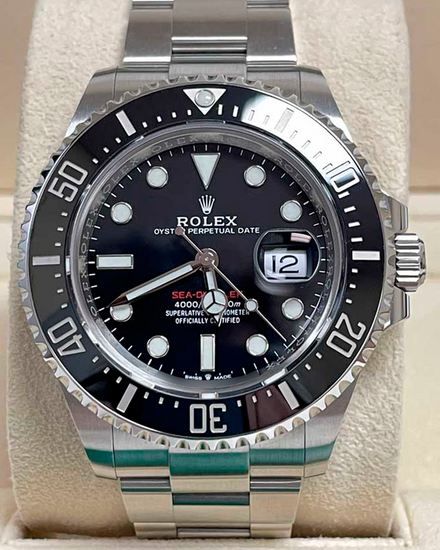 2022 Rolex Sea-Dweller "Red" 43MM Black Dial Oyster Bracelet (126600)