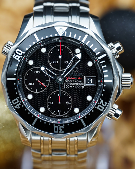 No Reserve - Omega Seamaster Diver 300M 41.5MM Black Dial Steel Bracelet (213.30.42.40.01.001)