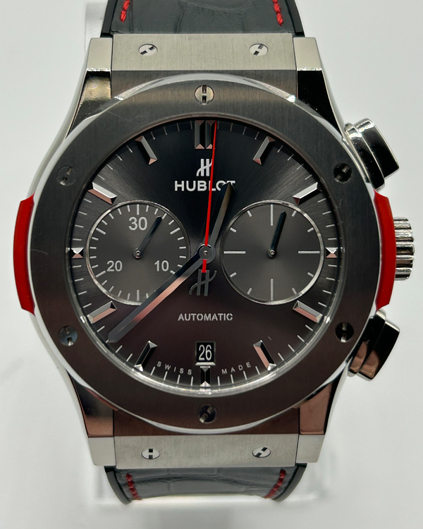 2015 Hublot Classic Fusion Racing Grey L.E. 45MM Grey Dial Leather Strap (521.NX.7070.LR.PLP15)
