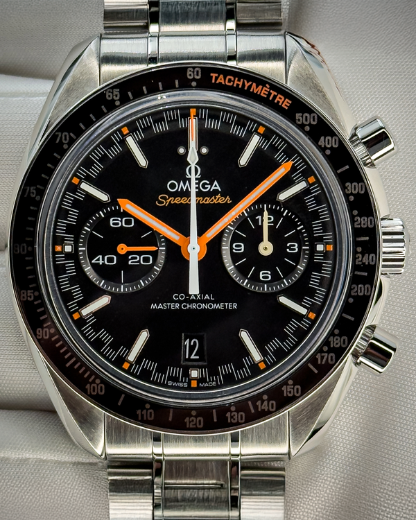 2024 Omega Speedmaster Racing 44.25MM Black Dial Steel Bracelet (329.30.44.51.01.002)