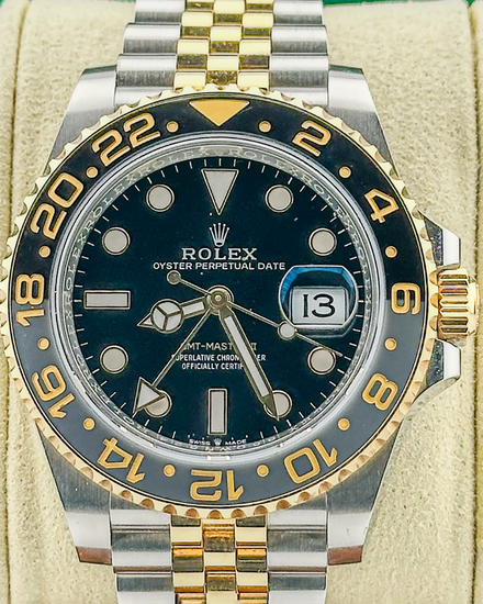 2024 Rolex GMT-Master II "Zombie" 40MM Black Dial Two-Tone Jubilee Bracelet (126713GRNR)