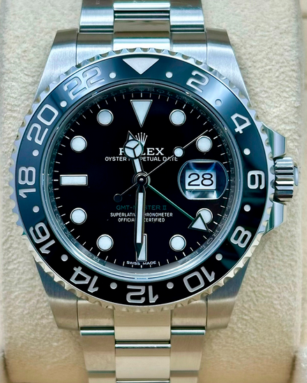 2019 Rolex GMT-Master II 40MM Black Dial Oyster Bracelet (116710LN)