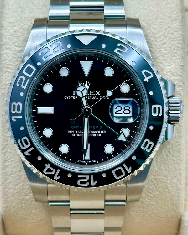 2019 Rolex GMT-Master II 40MM Black Dial Oyster Bracelet (116710LN)