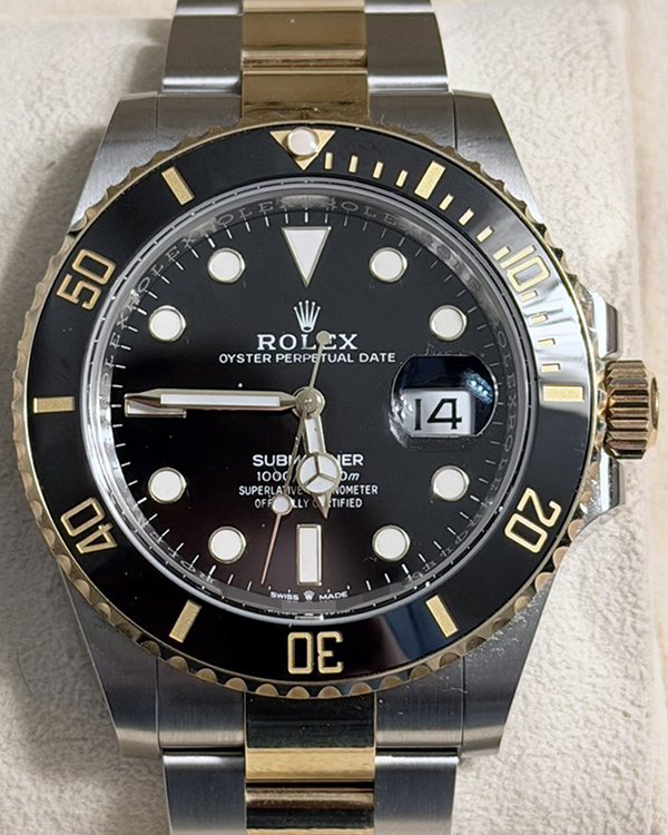 2022 Rolex Submariner Date 41MM Black Dial Two-Tone Oyster Bracelet (126613LN)