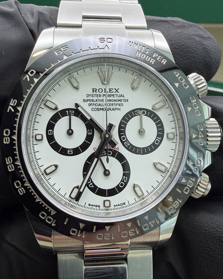2018 Rolex Cosmograph Daytona "Panda" 40MM White Dial Oyster Bracelet (116500LN)