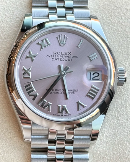 2026 Rolex Datejust 31MM Pink Dial Super Jubilee Bracelet (278240)