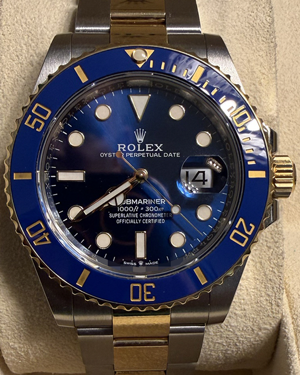 Rolex Submariner Date "Bluesy" 40MM Blue Dial Two-Tone Oyster Bracelet (116613LB)