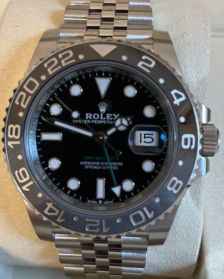 2026 Rolex GMT-Master II "Bruce Wayne" 40MM Black Dial Jubilee Bracelet (126710GRNR)