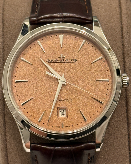 2026 Jaeger-LeCoultre Master Ultra Thin 39MM Copper Dial Leather Strap (Q1238460)