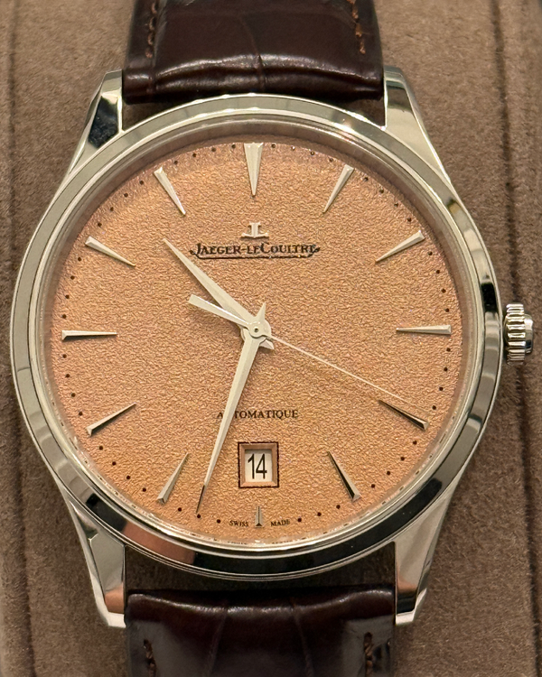 2026 Jaeger-LeCoultre Master Ultra Thin 39MM Copper Dial Leather Strap (Q1238460)