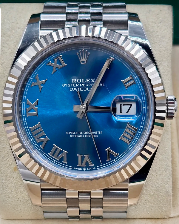 2024 Rolex Datejust 41MM Blue Dial Jubilee Bracelet (126334)