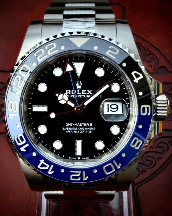 2025 Rolex GMT-Master II "Batman" 40MM Black Dial Oyster Bracelet (126710BLNR)