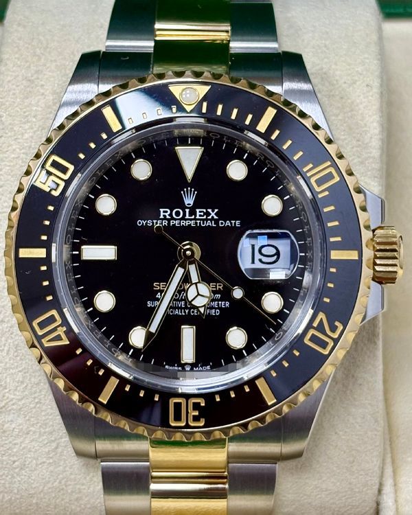2019 Rolex Sea-Dweller 43MM Black Dial Two-Tone Oyster Bracelet (126603)
