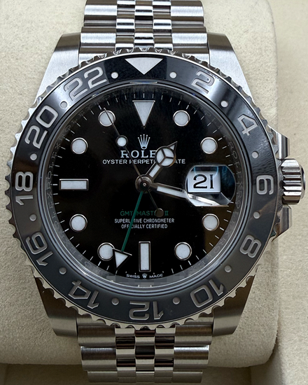 2025 Rolex GMT-Master II "Bruce Wayne" 40MM Black Dial Jubilee Bracelet (126710GRNR)