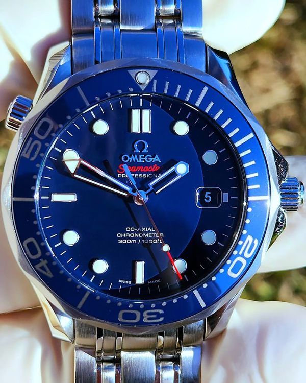 SR: END SAT/SUN - 2019 Omega Seamaster Diver 300M 41MM Blue Dial Steel Bracelet (212.30.41.20.03.001)