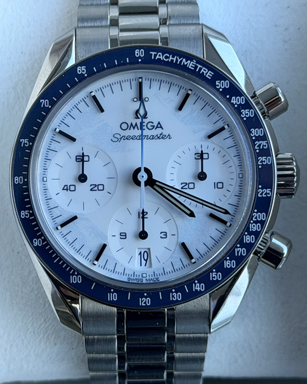 2025 Omega Speedmaster "Milano Cortina 2026" 38MM White Dial Steel Bracelet (522.30.38.50.04.001)