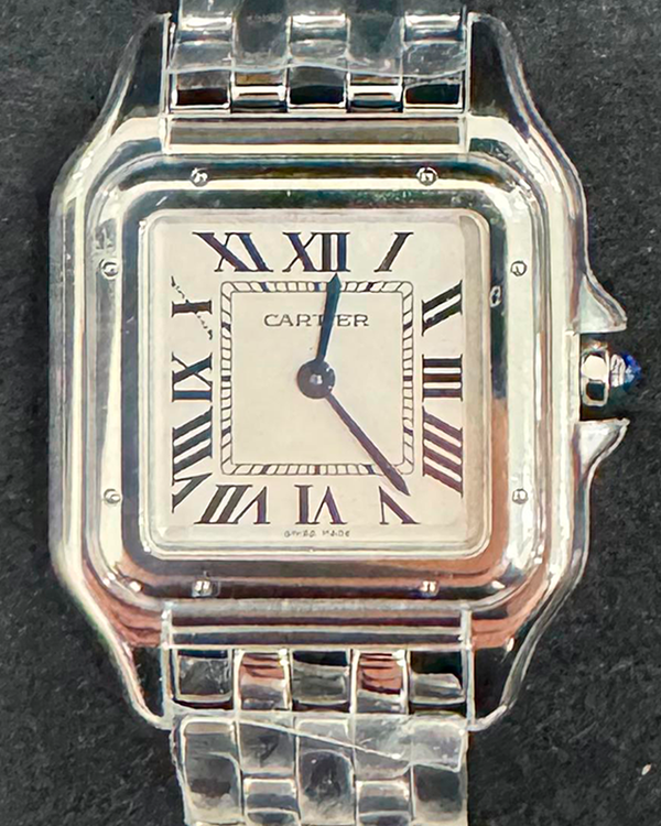 2026 Cartier Panthère De Cartier 27MM Quartz White Dial Steel Bracelet (WSPN0015)