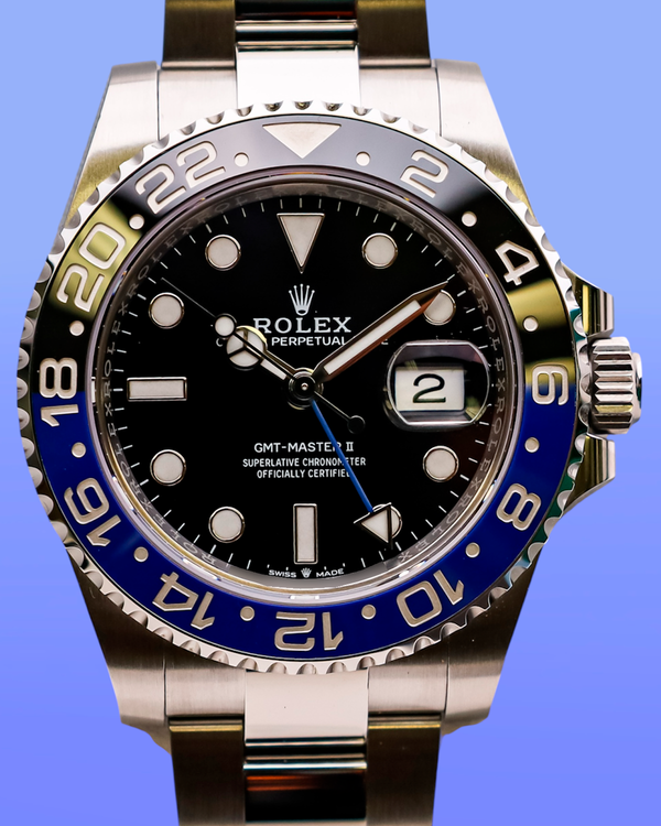 2026 Rolex GMT-Master II "Batman" 40MM Black Dial Oyster Bracelet (126710BLNR)