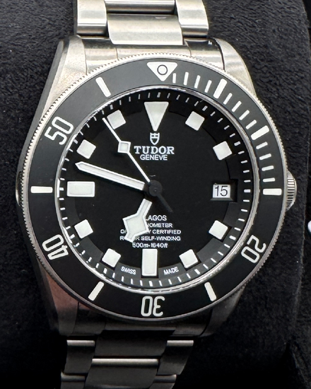2025 Tudor Pelagos 42MM Black Dial Titanium Bracelet (25600TN)