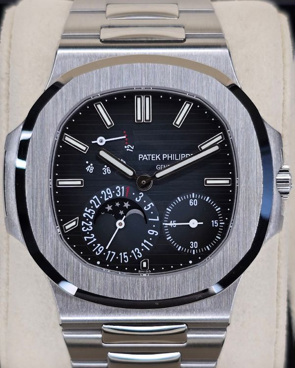 2018 Patek Philippe Nautilus 40MM Blue Dial Steel Bracelet (5712/1A-001)