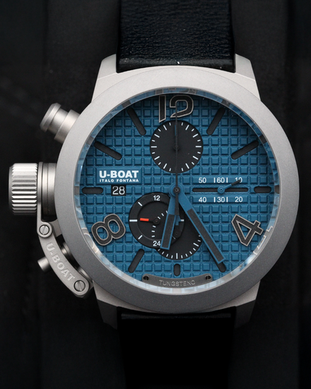 2025 U-Boat Classico L.E. 45MM Blue Dial Rubber Strap (3003)