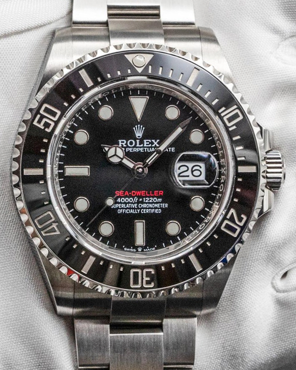 2020 Rolex Sea-Dweller "Red" 43MM Black Dial Oyster Bracelet (126600)