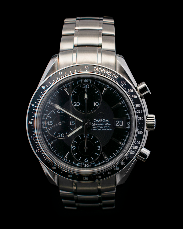 Omega Speedmaster Date 40MM Black Dial Steel Bracelet (3210.50.00)