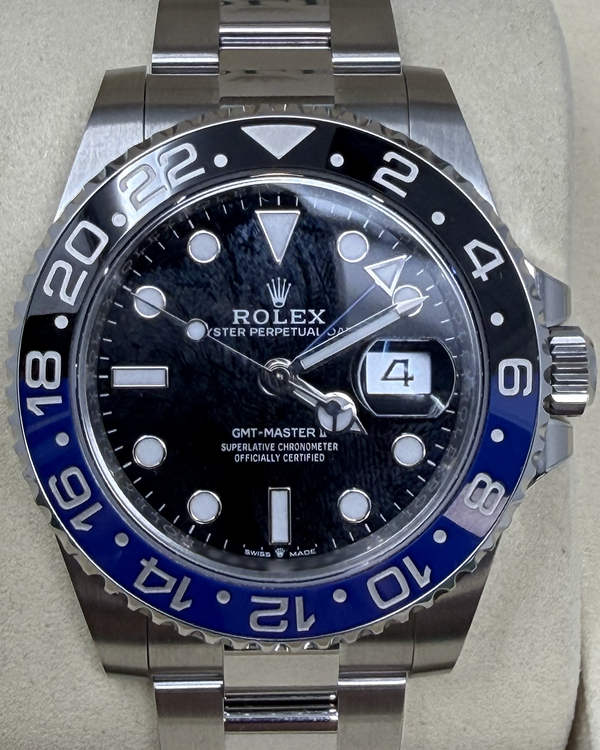 2025 Rolex GMT-Master II "Batman" 40MM Black Dial Oyster Bracelet (126710BLNR)
