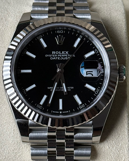2026 Rolex Datejust 41MM Black Dial Jubilee Bracelet (126334)