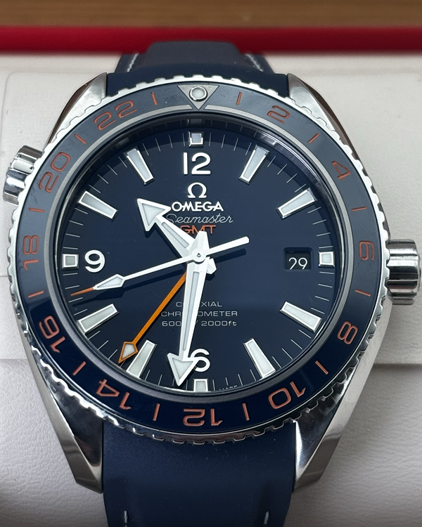 No Reserve - Omega Seamaster Planet Ocean 600M "GoodPlanet" 43.5MM Blue Dial Rubber Strap (232.32.44.22.03.001)