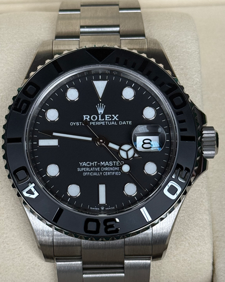 2026 Rolex Yacht-Master 42MM Black Dial Titanium Oyster Bracelet (226627)
