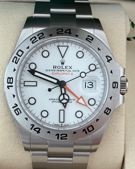 2026 Rolex Explorer II "Polar" 42MM White Dial Oyster Bracelet (226570)