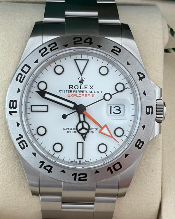 2026 Rolex Explorer II "Polar" 42MM White Dial Oyster Bracelet (226570)