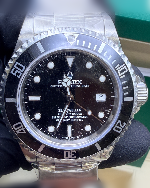 2008 Rolex Sea-Dweller 4000 40MM Black Dial Oyster Bracelet (16600)