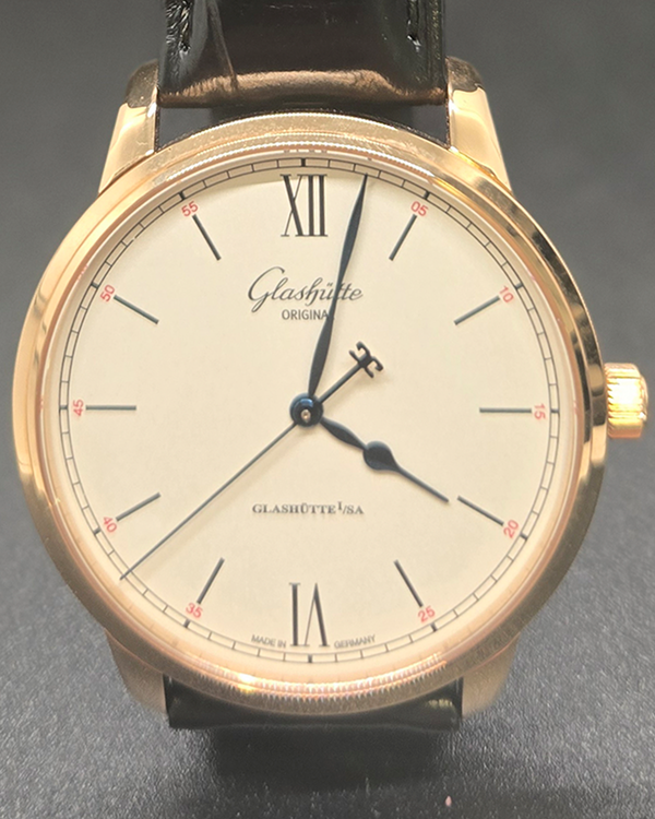 2022 Glashütte Original Senator Excellence 40MM Ivory Dial Leather Strap (1-36-01-02-05-30)