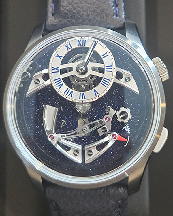 2025 Christopher Ward Bel Canto "The Watch Society" L. E. 41MM Aventurine Dial Leather Strap (C01-41APT3-WSP-MB)