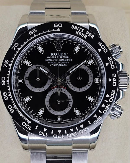 2020 Rolex Cosmograph Daytona 40MM Black Dial Oyster Bracelet (116500LN)