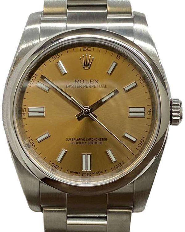 Rolex Oyster Perpetual 36MM White Grape Dial Oyster Bracelet (116000)