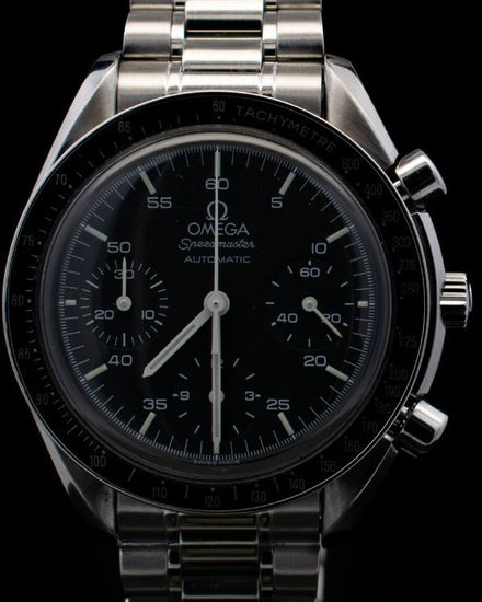 Omega Speedmaster Reduced 39MM Black Dial Steel Bracelet (3510.50.00)