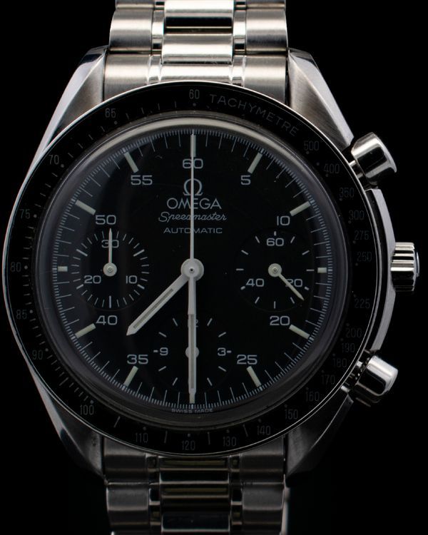 Omega Speedmaster Reduced 39MM Black Dial Steel Bracelet (3510.50.00)