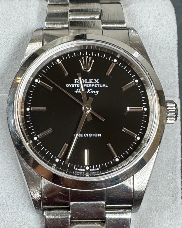 Rolex Air-King 34MM Black Dial Oyster Bracelet (14000)