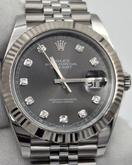 2025 Rolex Datejust 41MM Rhodium Dial Jubilee Bracelet (126334)