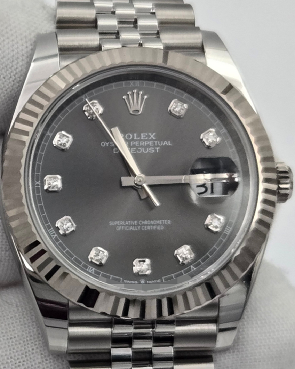 2025 Rolex Datejust 41MM Rhodium Dial Jubilee Bracelet (126334)